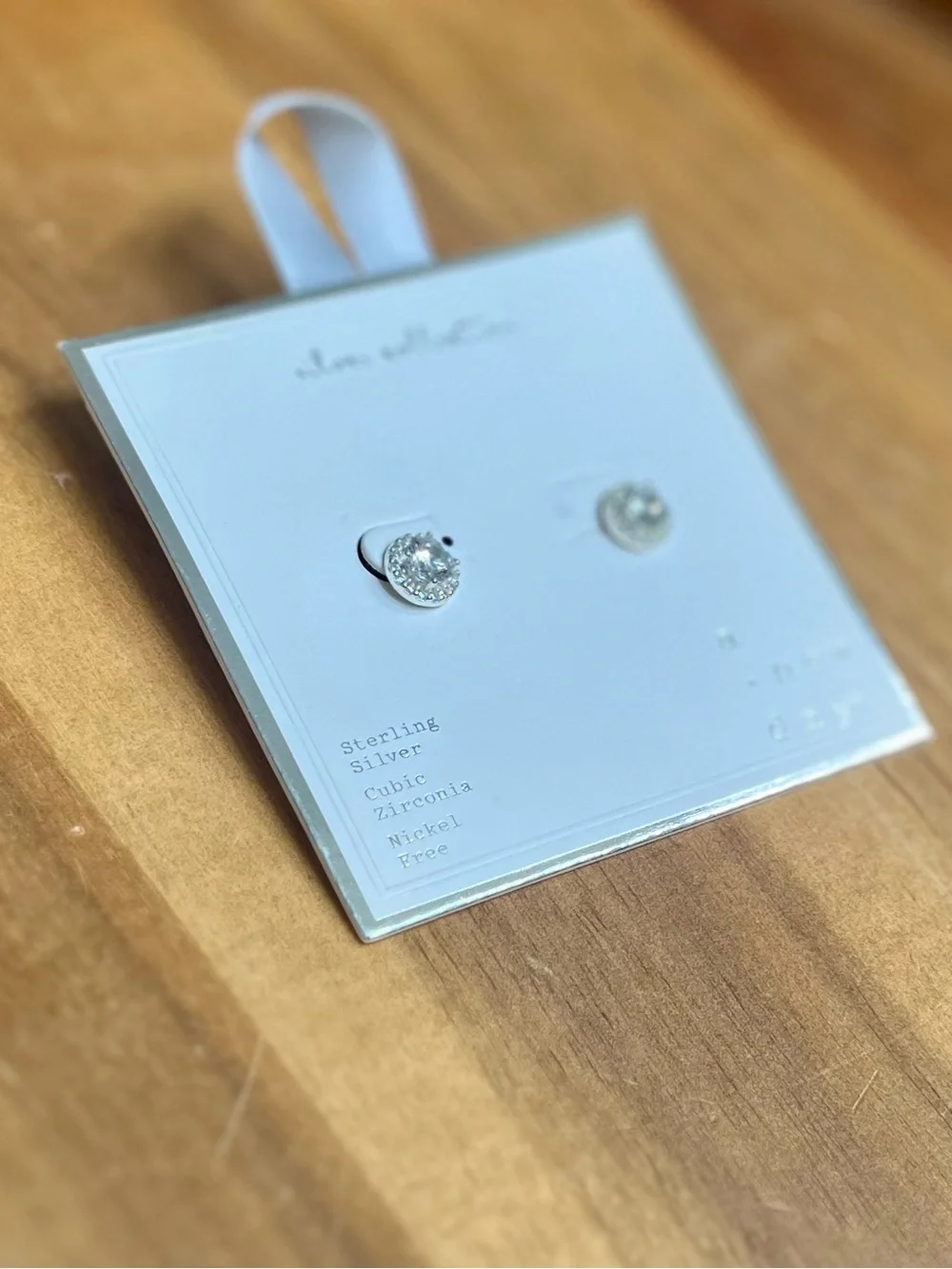A New Day, Silver Collection - Silver Cubic Zirconia Halo Stud Earrings